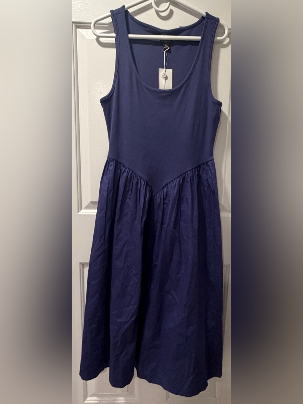 NWT Navy Midi Dress - Sleeveless Women’s Dress - Size XL